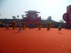 非物质文化遗产舞狮表演